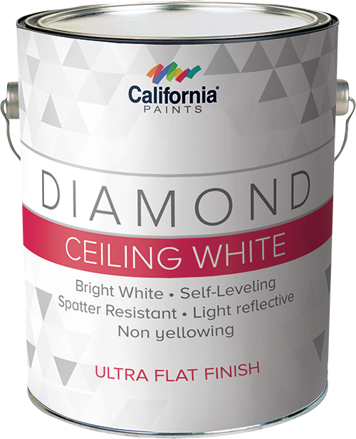 Ceiling Whites California Paints Ceiling Whites Diamond White Flat Acrylic Is The Highest Quality Available Today Anti Spatter Formulation